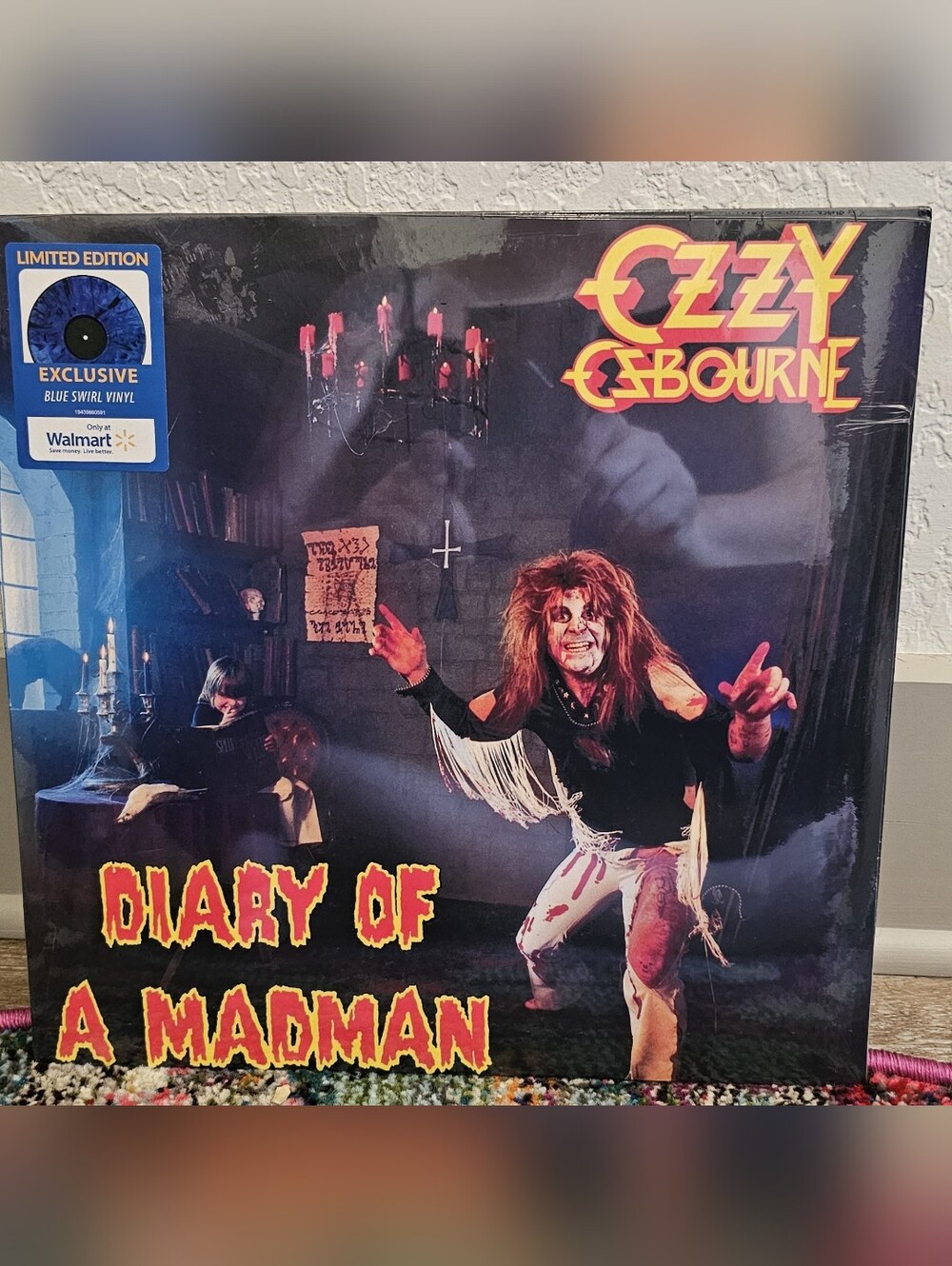 Ozzy Osbourne Diary of a Madman Limited Edition Blue Swirl Vinyl NEW Sealed LP